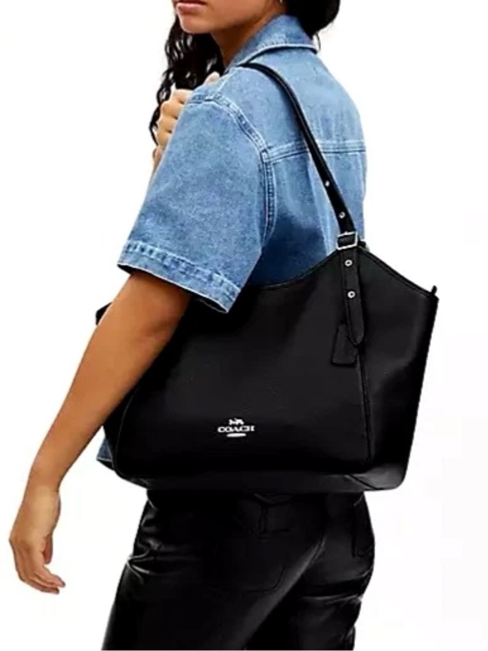 COACH Meadow Shoulder Tote Travel Bag